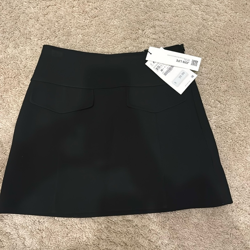 Zara Black Mini Skirt